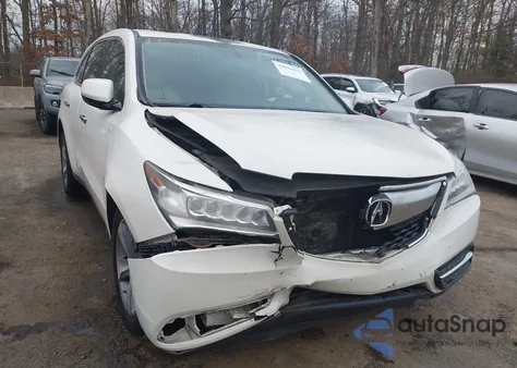 2014 Acura Mdx from USA, damaged, VIN 5FRYD4H20EB007896